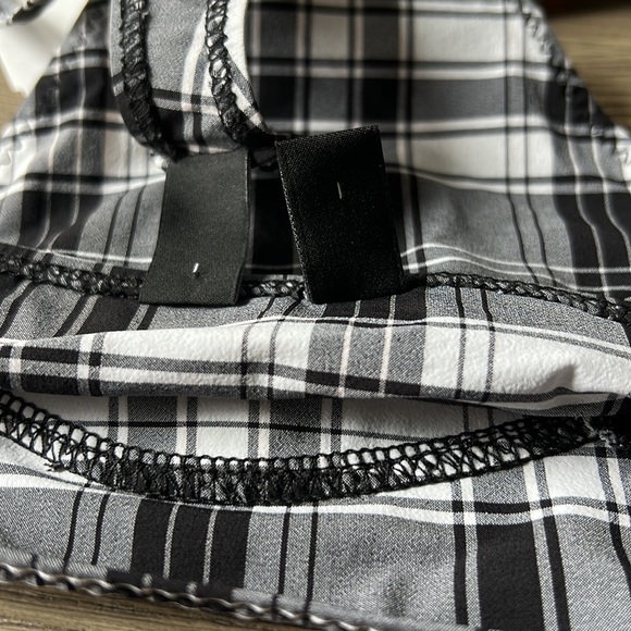 LISA MARIE FERNANDEZ Balconette Plaid Two-Piece Swimsuit US 2/4 395$ - Picture 9 of 10